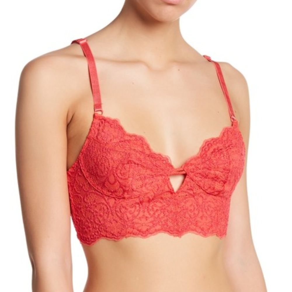 Free People Red Eye of the Sun Bralette